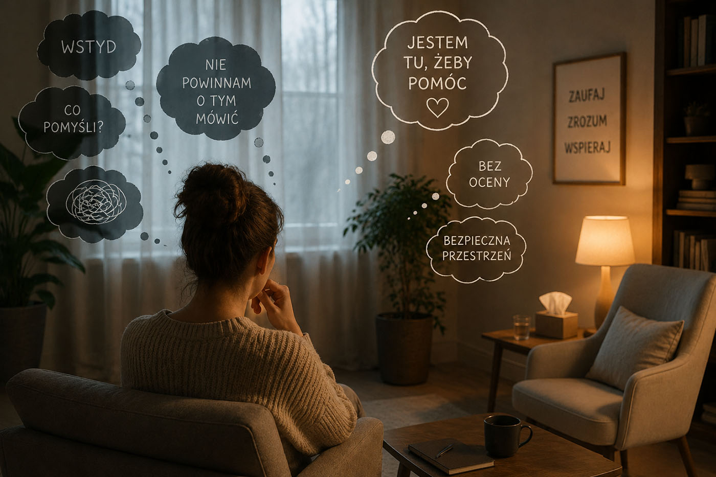 Czego nie mówić psychologowi? Co powiedzieć na terapii i jak się nie bać?