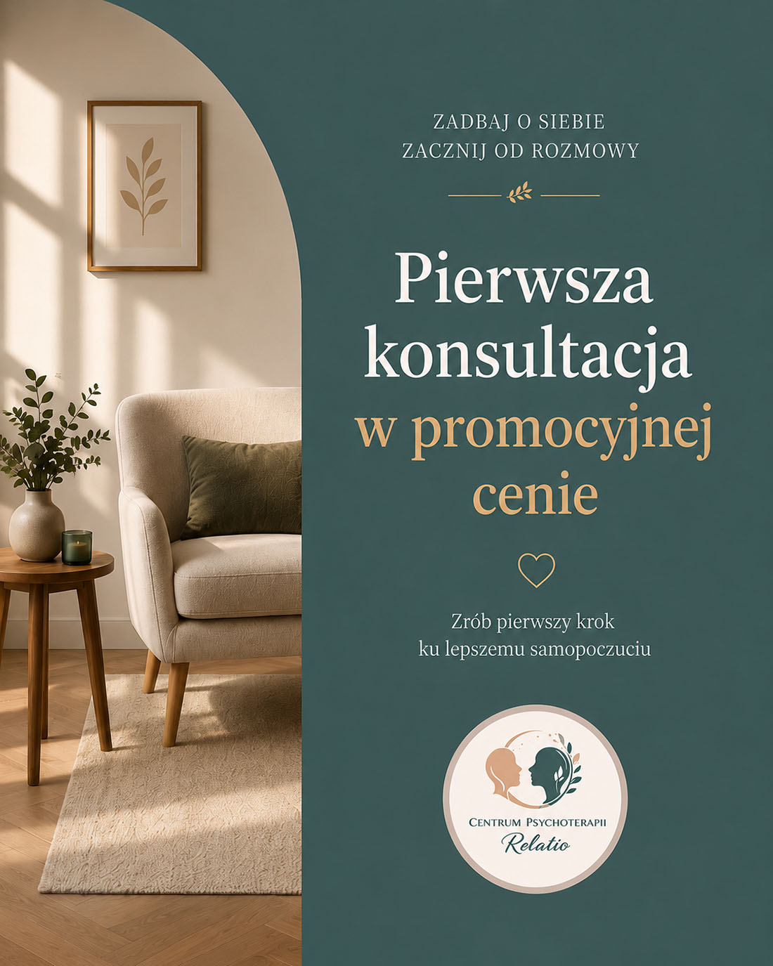Psychoterapia Warszawa - Pierwsza konsultacja w promocyjnej cenie Psychoterapia Warszawa - Pierwsza konsultacja w promocyjnej cenie